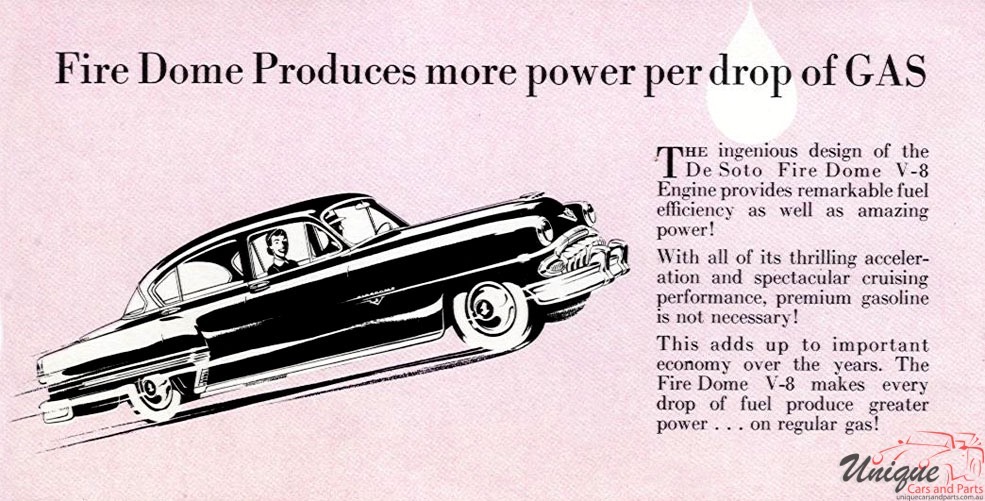 1953 DeSoto Firedome Engine Brochure Page 6